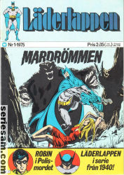 Läderlappen 1975 nr 1 omslag serier Läderlappen 1975 nr 1 omslag serier