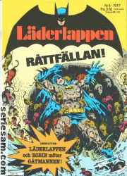 Läderlappen 1977 nr 5 omslag serier Läderlappen 1977 nr 5 omslag serier