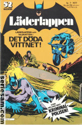 Läderlappen 1977 nr 7 omslag serier Läderlappen 1977 nr 7 omslag serier