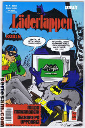 Läderlappen och Robin 1989 nr 7 omslag serier Läderlappen och Robin 1989 nr 7 omslag serier