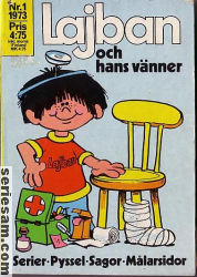 Lajban och hans vänner 1973 nr 1 omslag serier