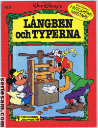 Långben Historiens mästare 1978 nr 6 omslag serier Långben Historiens mästare 1978 nr 6 omslag serier