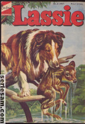 Lassie 1957 nr 2 omslag serier