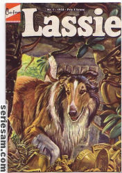 Lassie 1958 nr 1 omslag serier Lassie 1958 nr 1 omslag serier