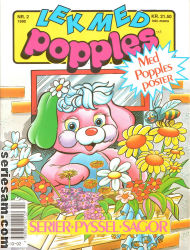 Lek med Popples 1990 nr 2 omslag serier