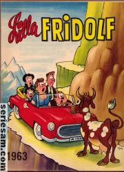 Lilla Fridolf julalbum 1963 omslag serier