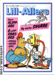 Lill-Allers månadstidning 1981 nr 1 omslag serier