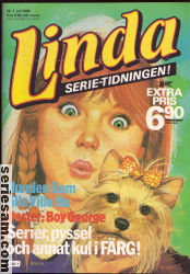 Linda 1985 nr 1 omslag serier Linda 1985 nr 1 omslag serier