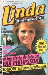 Linda 1987 nr 8 omslag serier