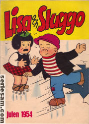Lisa och Sluggo 1954 omslag serier