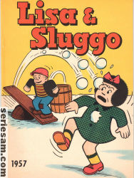 Lisa och Sluggo 1957 omslag serier