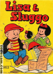 Lisa och Sluggo 1963 omslag serier