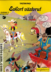 Lucky Lukes äventyr (senare upplagor) 1980 nr 22 omslag serier