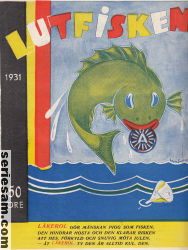 Gaddens julnummer Lutfisken 1931 omslag serier