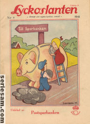 Lyckoslanten 1941 nr 4 omslag serier