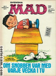 MAD 1971 nr 2 omslag serier MAD 1971 nr 2 omslag serier