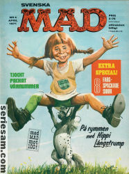 MAD 1971 nr 4 omslag serier MAD 1971 nr 4 omslag serier