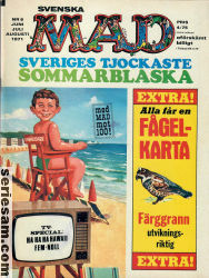MAD 1971 nr 6 omslag serier MAD 1971 nr 6 omslag serier
