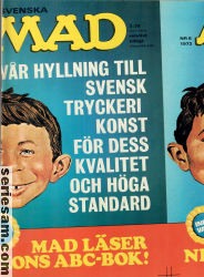 MAD 1972 nr 6 omslag serier MAD 1972 nr 6 omslag serier
