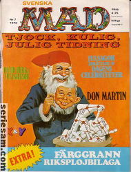 MAD 1972 nr 7 omslag serier MAD 1972 nr 7 omslag serier