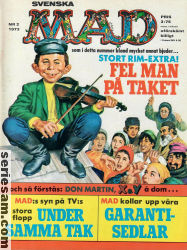 MAD 1973 nr 2 omslag serier MAD 1973 nr 2 omslag serier