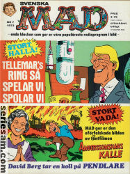 MAD 1973 nr 7 omslag serier MAD 1973 nr 7 omslag serier