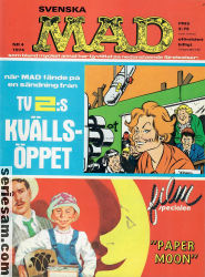 MAD 1974 nr 4 omslag serier MAD 1974 nr 4 omslag serier