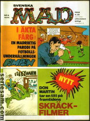 MAD 1974 nr 6 omslag serier MAD 1974 nr 6 omslag serier