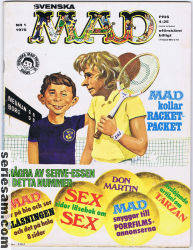 MAD 1975 nr 1 omslag serier MAD 1975 nr 1 omslag serier