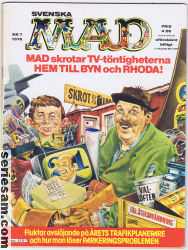 MAD 1976 nr 7 omslag serier MAD 1976 nr 7 omslag serier