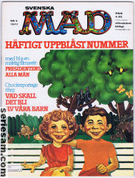 MAD 1977 nr 4 omslag serier MAD 1977 nr 4 omslag serier