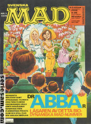MAD 1978 nr 1 omslag serier MAD 1978 nr 1 omslag serier
