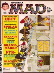 MAD 1981 nr 1 omslag serier MAD 1981 nr 1 omslag serier