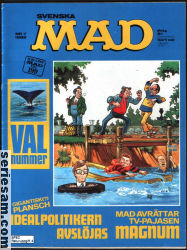 MAD 1982 nr 7 omslag serier MAD 1982 nr 7 omslag serier