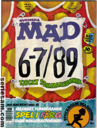 MAD 1989 nr 6/7 omslag serier