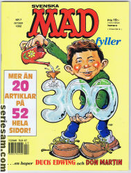 MAD 1992 nr 7 omslag serier