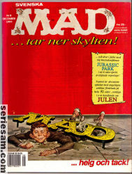 MAD 1993 nr 8 omslag serier