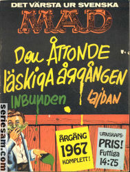 MAD (inbunden årgång) 1967 omslag serier