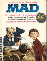 MAD (inbunden årgång) 1968 omslag serier