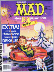 MADs stora julpajare 1990 omslag serier