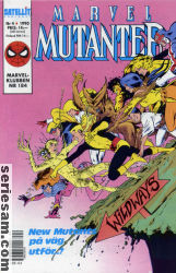Marvel Mutanter 1990 nr 4 omslag serier