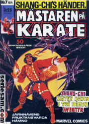 Mästaren på karate 1974 nr 7 omslag serier