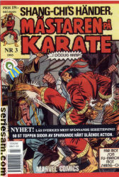 Mästaren på karate 1993 nr 3 omslag serier