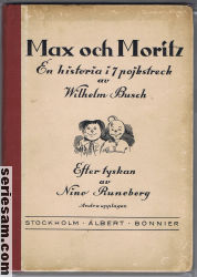 Max och Moritz 1922 omslag serier