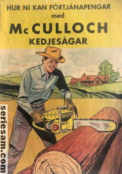 McCulloch kedjesågar 1957 omslag serier
