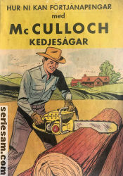 McCulloch kedjesågar 1957 omslag serier McCulloch kedjesågar 1957 omslag serier