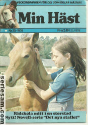 Min häst 1974 nr 25 omslag serier Min häst 1974 nr 25 omslag serier