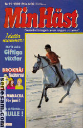 Min häst 1981 nr 11 omslag serier