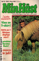Min häst 1981 nr 13 omslag serier