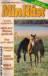 Min häst 1981 nr 15 omslag serier